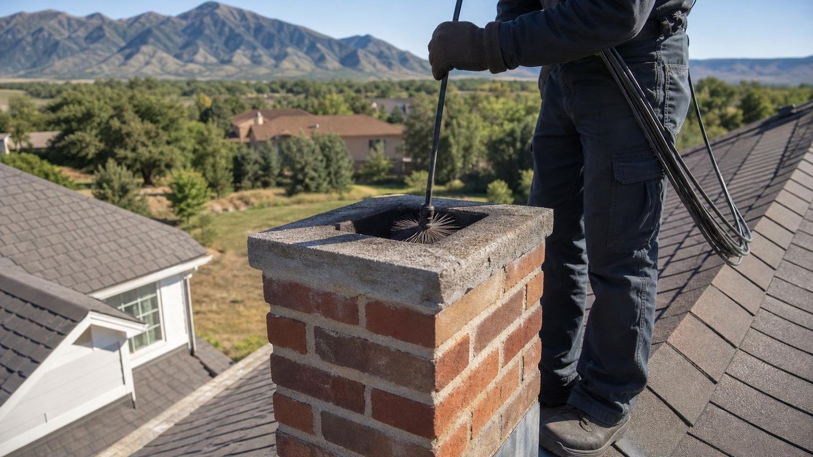 Practical chimney sweep & inspection in Wellington